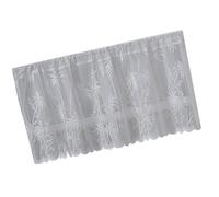 Zqxnt Eleganti tende da caffè con decorazione in pizzo bianco portatile per privacy e illuminazione naturale, facile da installare
