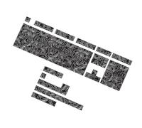 Zqxnt Ergonomico retroilluminato laterale alla moda della collezione 131PCS Keycap per la tastiera meccanica migliora la digitazione