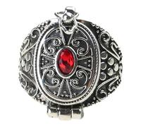 Zqxnt Etnico Nepalese Gawu Box Anelli Apertura Regolabile Anelli Dita Con Scomparto Segreto Gioielli Unici Per Il Partito Vintage