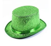 Zqxnt Fedora Cappello a cilindro Blingbling a tesa corta Dress Up Cappello da mago per sfilata, spettacoli teatrali, carnevale, vacanze, Fedora per gli uomini