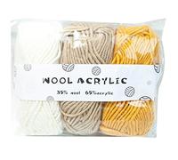 Zqxnt Filato di latte di cotone Crochet Knitting Lane tessute a mano morbido mestiere per artigianato filatura-materiali lane per uncinetto filo per maglieria a mano