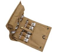 Zqxnt Kit per condimenti da viaggio, picnic, barbecue, condimenti, bottiglia con 10 bottiglie, organizer per condimenti da campeggio, borsa portatile per spezie da campeggio con barattolo per spezie