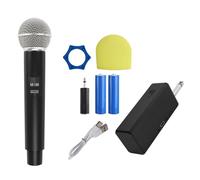 Zqxnt Microfoni tenuti in mano ricaricabili professionali dei microfoni 2.4GHz per le esibizioni dal vivo ed il discorso di canto di