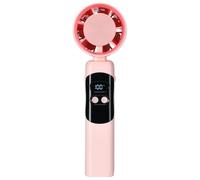 Zqxnt Multifuntional Display Digitale Ventilatore Raffreddamento Efficiente 4000mAh Tranquillo Potente Struttura ABS Per Viaggi Esterni Portatile Pocket Fan