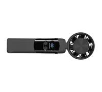 Zqxnt Multifuntional Display Digitale Ventilatore Raffreddamento Efficiente 4000mAh Tranquillo Potente Struttura ABS Per Viaggi Esterni Portatile Pocket Fan