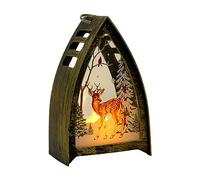 Zqxnt Natale Casa Giardino Led Elettronico Pupazzo di Neve Santa Luce Notte di Natale Atmosfera Decorazione Home Decor Santa