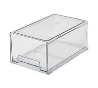 Zqxnt Pratici organizzatori per frigorifero Contenitore per alimenti con cassetto sigillato con coperchio Scatola di immagazzinaggio per congelatore trasparente Forniture da cucina Scatola per