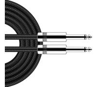 Zqxnt Professionale 10ft Chitarra Strumento Cavo 6.35 1/4 "Diritto/Bend Connettori Per Basso Elettrico Tastiere Amplificatori Cavo Chitarra Basso