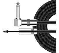 Zqxnt Professionale 10ft Chitarra Strumento Cavo 6.35 1/4 "Diritto/Bend Connettori Per Basso Elettrico Tastiere Amplificatori Cavo Chitarra Basso
