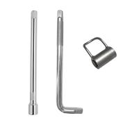 Zqxnt Set di 3 strumenti idraulici professionali con asta resistente alla corrosione per valvole del rubinetto, leve di rimozione delle valvole estese