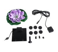 Zqxnt Solari Fontana Pompe Con Ninfee Disegni Adatto Per Pesci Stagno Patios Bagni Paesaggio Miglioramento Decorazione Esterna Caratteristica Dell'acqua