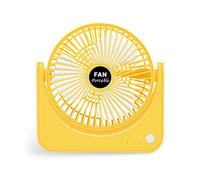 Zqxnt Super Ricaricabile Desktop Fan 3 Velocità del Vento Portatile Ultra-silenzioso Ventilatori USB Ciclo Per Casa Ufficio Ventilatore Personale Funzionamento A Batteria Per Scrivania