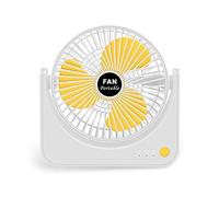 Zqxnt Super Ricaricabile Desktop Fan 3 Velocità del Vento Portatile Ultra-silenzioso Ventilatori USB Ciclo Per Casa Ufficio Ventilatore Personale Funzionamento A Batteria Per Scrivania