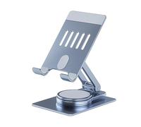 Zqxnt Supporto per cellulare rotante a 360 gradi Supporto pieghevole per tablet per telefono Supporto ad angolo regolabile in altezza Staffa regolabile Angolo e supporto in altezza