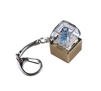 Zqxnt Tester meccanico delle tastiere di Keychain delle tastiere con illuminazione multicolore del LED per la base della lega di sollievo dallo stress
