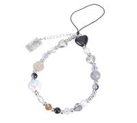 Zqxnt Unico ciondolo a forma di cuore con ciondolo a forma di telefono, con stili eleganti e fragola, per gli amanti personalizzare il fascino dell'amore