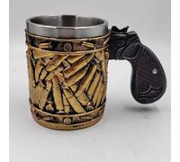 ZQXYXFUS Boccale di birra - Scultura decorativa da scrivania, Tazza 3D, Tazze da caffè originali, per bar, ristoranti, casa, Decorazione per feste a tema da collezione, Articoli per bevande, Regalo