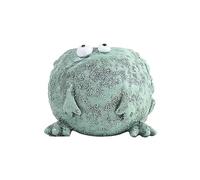 ZQXYXFUS Statua artistica - Graziosa rana, vaso per piante grasse, vasi decorativi da giardino, verde e giallo(C)