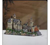 ZQXYXFUS Statua ornamentale della cattedrale di Colonia, Germania, statua in resina, regalo da collezione, marrone, scultura decorativa, statuina artistica artigianale, decorazione per la casa(C)