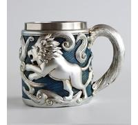 ZQXYXFUS Tazza mostro 3D, scultura decorativa da scrivania, tazze da caffè originali, celebra il re dei mostri con stile e fascino, artigianato in resina per la casa