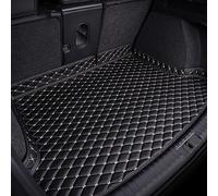 ZQYCD Auto Pelle Tappetini Bagagliaio per Mini Mini Cooper/One 2007-2013, Tappeto Baule Fodera Protezione Vasca Antiscivolo Impermeabile Interni Accessori,B/Black And White