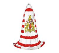 ZQYTGFDC Bandiera del Senato di Brema L Capo Con Cappuccio Per Adolescenti Mantello Con Per Halloween Cosplay Costumi