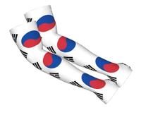 ZQYTGFDC Bandiera della Repubblica di Corea maniche raffreddamento ghiaccio compressione per sport all'aria aperta, Stile pollice, Taglia unica