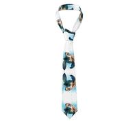 ZQYTGFDC Cravatta reversibile da uomo con tartarughe che nuotano nel buio, con due motivi, occasioni formali e lavorative, Le Tartarughe Nuotano, Taglia unica