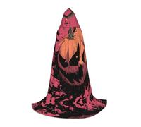 ZQYTGFDC Evil Pumpkin M Capo con cappuccio per adolescentiMantello con Per Halloween Cosplay Costumi