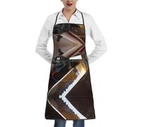 ZQYTGFDC Giappone Samurai Sword Grembiule da cucina Donne Tessuto impermeabile
