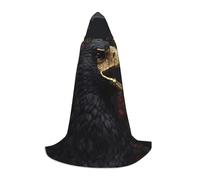 ZQYTGFDC Golden Eagle S - Mantello con cappuccio per adolescenti, per costumi cosplay di Halloween