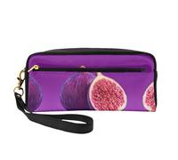 ZQYTGFDC Lizard - Astuccio in pelle portatile per trucchi e matite, da donna, per trucchi, Fichi Dolci, taglia unica