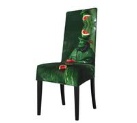 ZQYTGFDC Patrick's Watermelon Festival - Coprisedia per sala da pranzo, coprisedia, protezione per feste, protezione per animali domestici, universale, in morbido poliestere