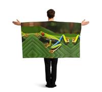 ZQYTGFDC Poncho con maniche a forma di rana dagli occhi rossi per libertà di movimento, ideale per feste di guardia e celebrazioni