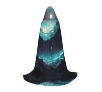 ZQYTGFDC Science Fiction Stars L Cappuccio Mantello Per Adolescenti Mantello Con Per Halloween Cosplay Costumi
