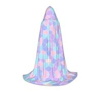 ZQYTGFDC Tatuaggio sirena L Capo con cappuccio per adolescentiCape Con Per Halloween Cosplay Costumi