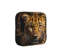 ZQYTGFDC The deep-Eyed Leopard - Borsa per l'igiene femminile, 6 10 cuscinetti, piccolo organizer per borsa, valigia, regalo per ragazze e donne