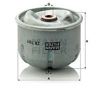 ZR 7001 MANN-FILTER Filtro olio per FORD,FORD AUSTRALIA