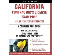 Zr Learning California Contractor's License Exam Prep (Tascabile)
