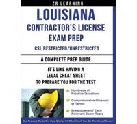 Zr Learning Louisiana Contractor's License Exam Prep (Tascabile)