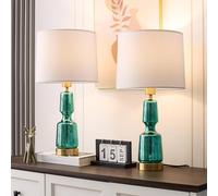 ZR98US 2 Set di Lampade con Base d'oro alla Cartiera per Stanze da Bagno, Stanze da Notti e Amobili di Ufficio