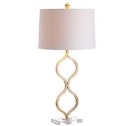 ZR98US 31.5" Lampetta a Gioiello per Stanza con Base di Ceramica e Abat-Joie in, Adatto a Soggiorno, Camera da Lettura, Ufficio.