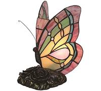 ZR98US Bedside Bedroom Lamps for Living Room 20 cm European Style Pastoral Creative Butterfly Table Children's Lamp Night Light
