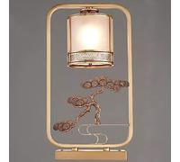 ZR98US Bedside Lamps for Pure Copper Bedroom Lamp, Living Room Decorative Table Lamp(Color:D,Size:Button)