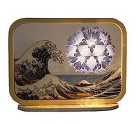 ZR98US Bedside Table Lamps for Bedroom 3D Light And Shadow Three-Dimensional Paper Carving Lamp, Creative Desk Lamp(Color:B,Size:)