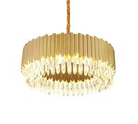 ZR98US Black,E12 Classic Empire Style Farmhouse Crystal Chandelier Ceiling Light Compatible with Living Foyer Dining Room Hallway Bedroom,Ceiling