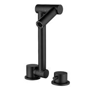 ZR98US Brushed Stainless Steel Kitchen Mixer Tap - Single Lever Mono Sink Faucet for Front Window Kitchen Use