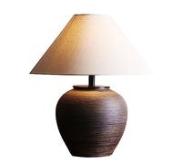 ZR98US Desk Lampe de Chevet Night Mushroom Solid Wood Table Lamp Touch Bedroom Bedside Lamp(Color:F,Size:)