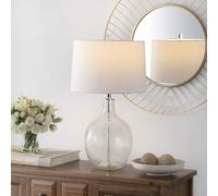 ZR98US di Vetro con Grafica, per Stanze da Bagno e Ufficio, con Luce Notturna (Grigio)