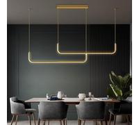 ZR98US Dimmable Light, 2 Lights Pendant for Kitchen Island, Adjustable Height Chandelier